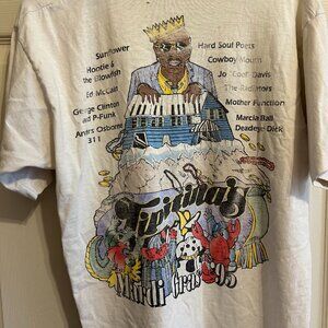 Vintage 1995 Tipitina’s Mardi Gras New Orleans Graphic T-Shirt